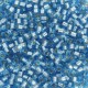 Miyuki delica Beads 11/0 - Silver lined aqua DB-44